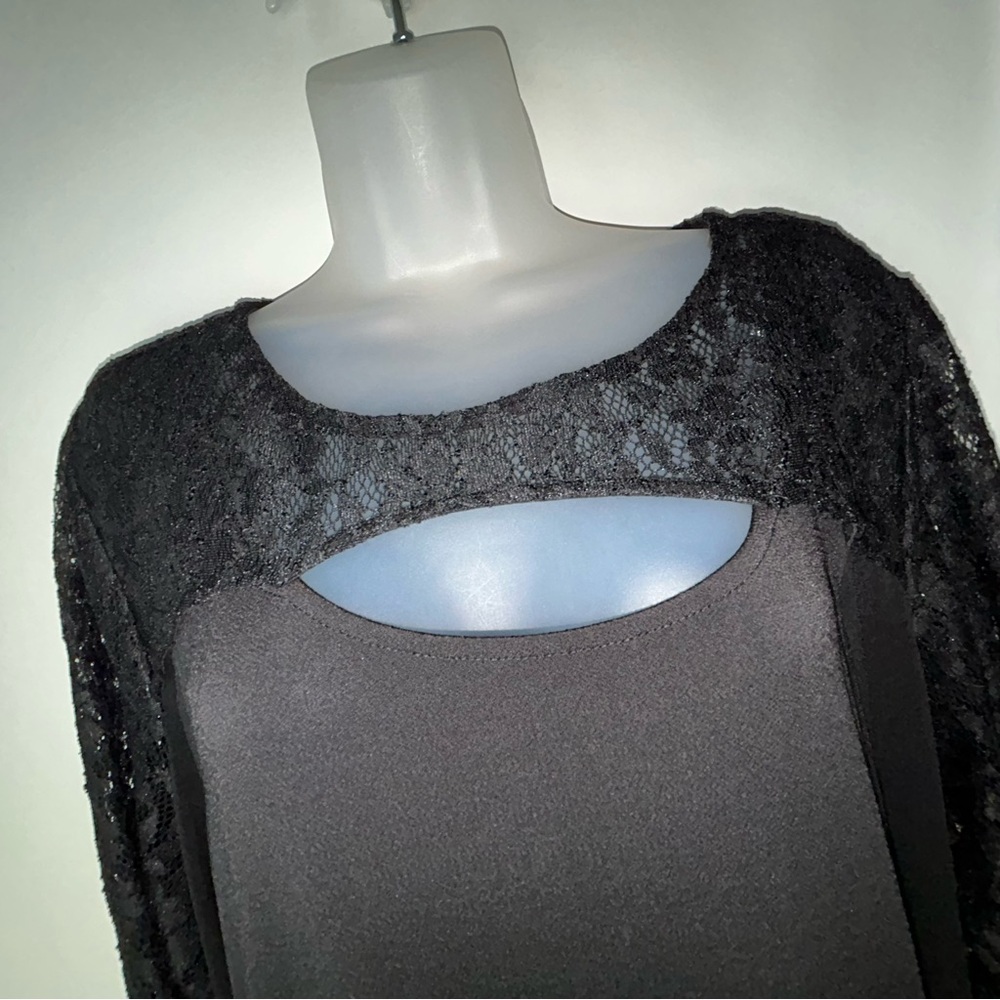 Catherines Black Lace Maxi Dress‎ 2X 22/24W - Picture 8 of 14